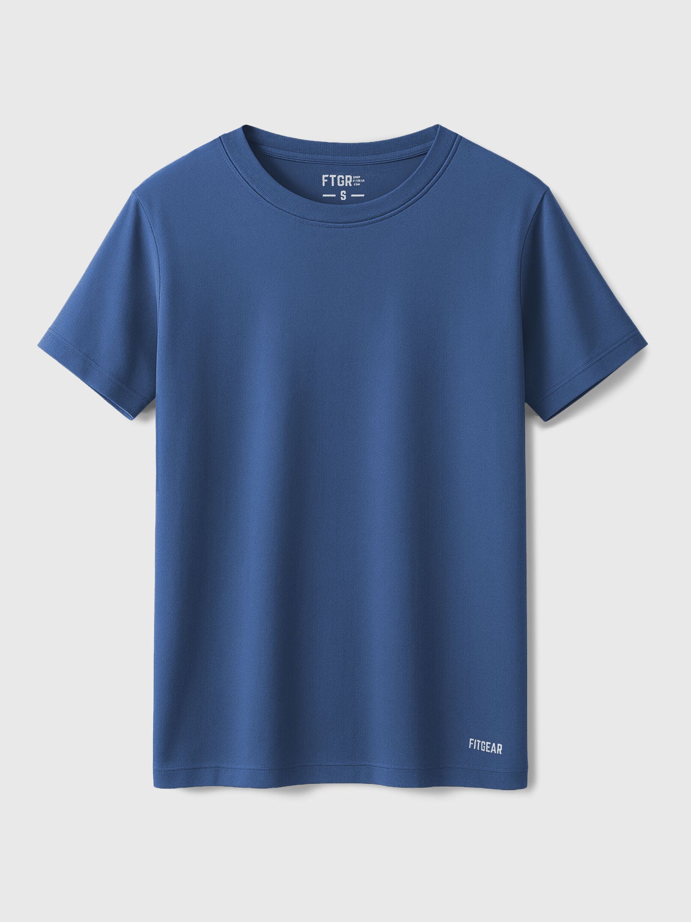 Cotton Crew Neck Ribbed Top