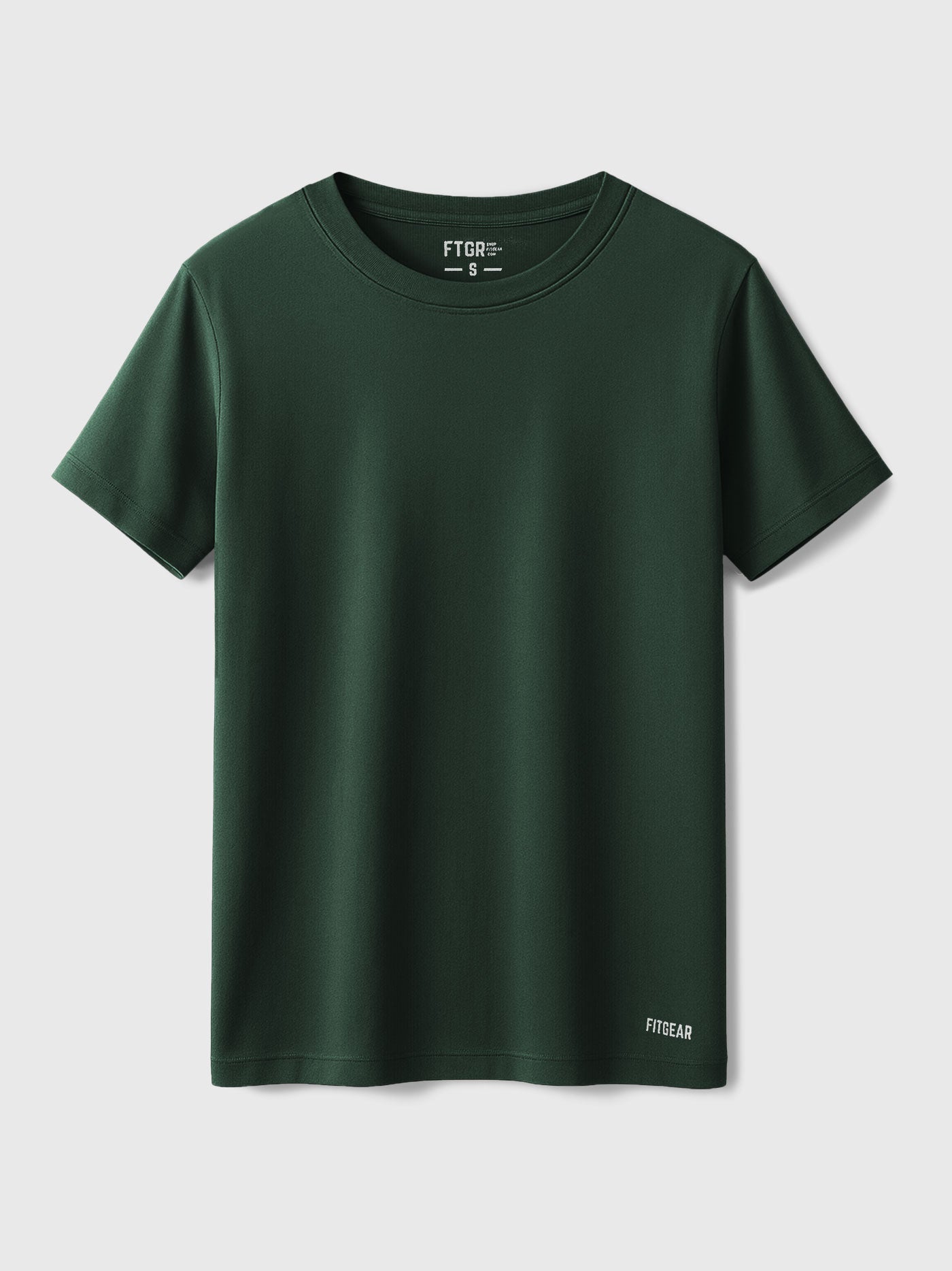 Cotton Crew Neck Ribbed Top