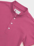 Pique QuickDry Mandarin Polo Tee