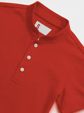 Pique QuickDry Mandarin Polo Tee