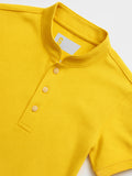 Pique QuickDry Mandarin Polo Tee