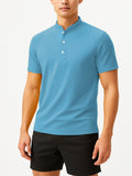 Pique QuickDry Mandarin Polo Tee
