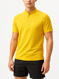 Pique QuickDry Mandarin Polo Tee