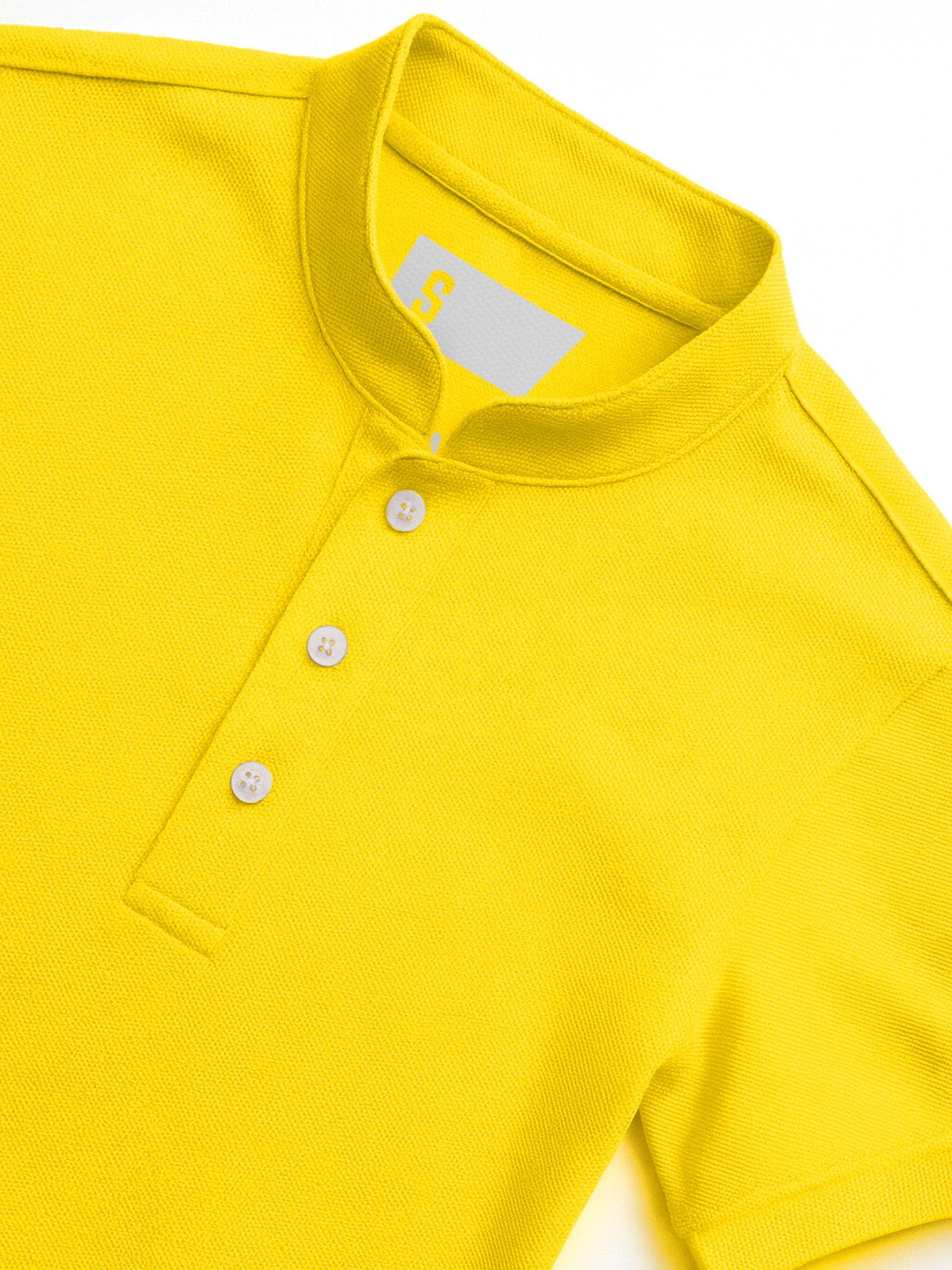 Pique QuickDry Mandarin Polo Tee