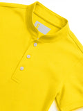 Pique QuickDry Mandarin Polo Tee