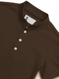 Pique QuickDry Mandarin Polo Tee