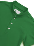Pique QuickDry Mandarin Polo Tee