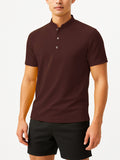 Pique QuickDry Mandarin Polo Tee