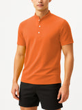 Pique QuickDry Mandarin Polo Tee