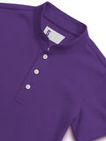 Pique QuickDry Mandarin Polo Tee