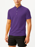 Pique QuickDry Mandarin Polo Tee