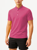 Pique QuickDry Mandarin Polo Tee
