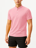 Pique QuickDry Mandarin Polo Tee