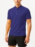 Pique QuickDry Mandarin Polo Tee