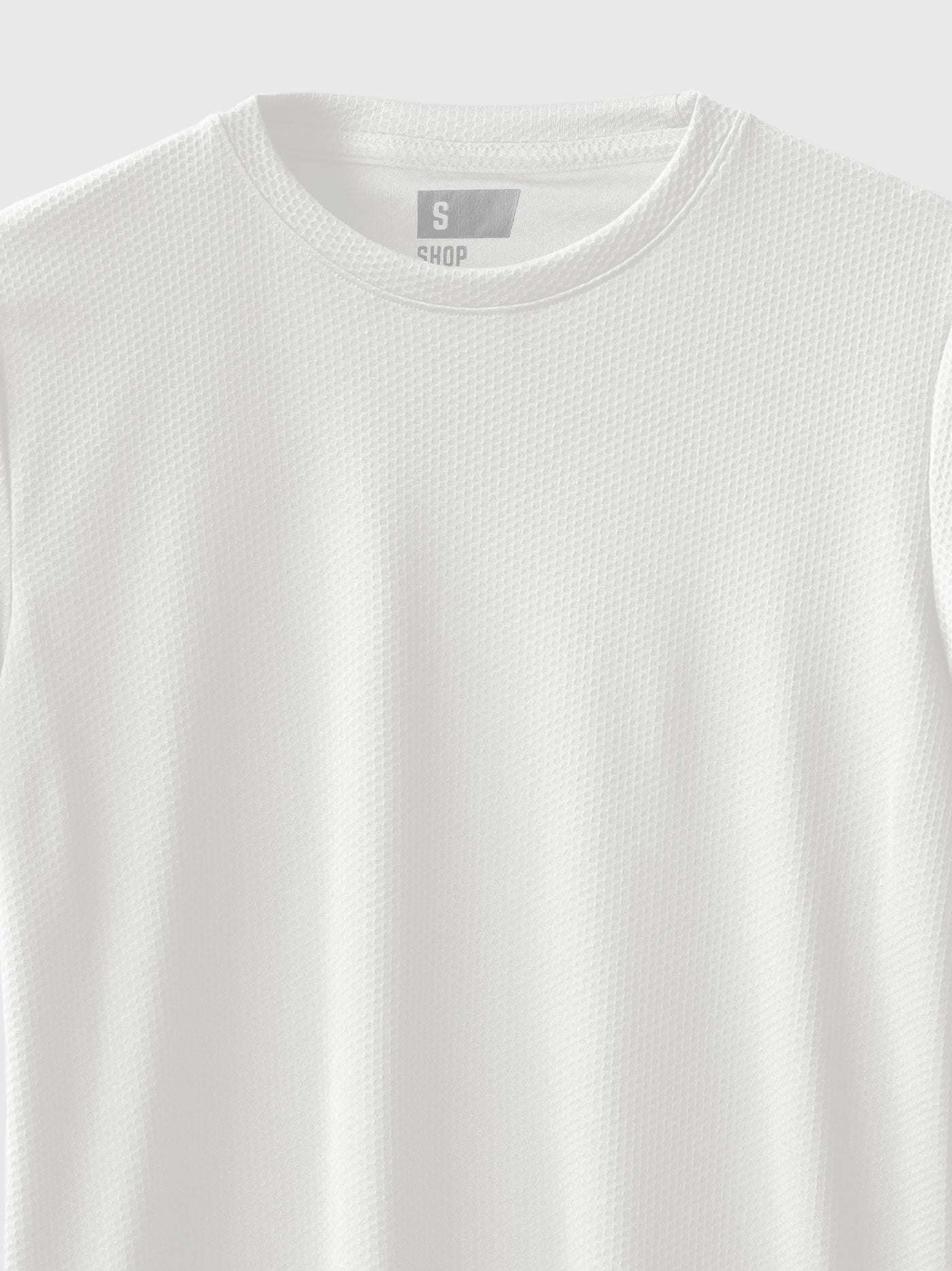 Carbon Active Round Neck Tee