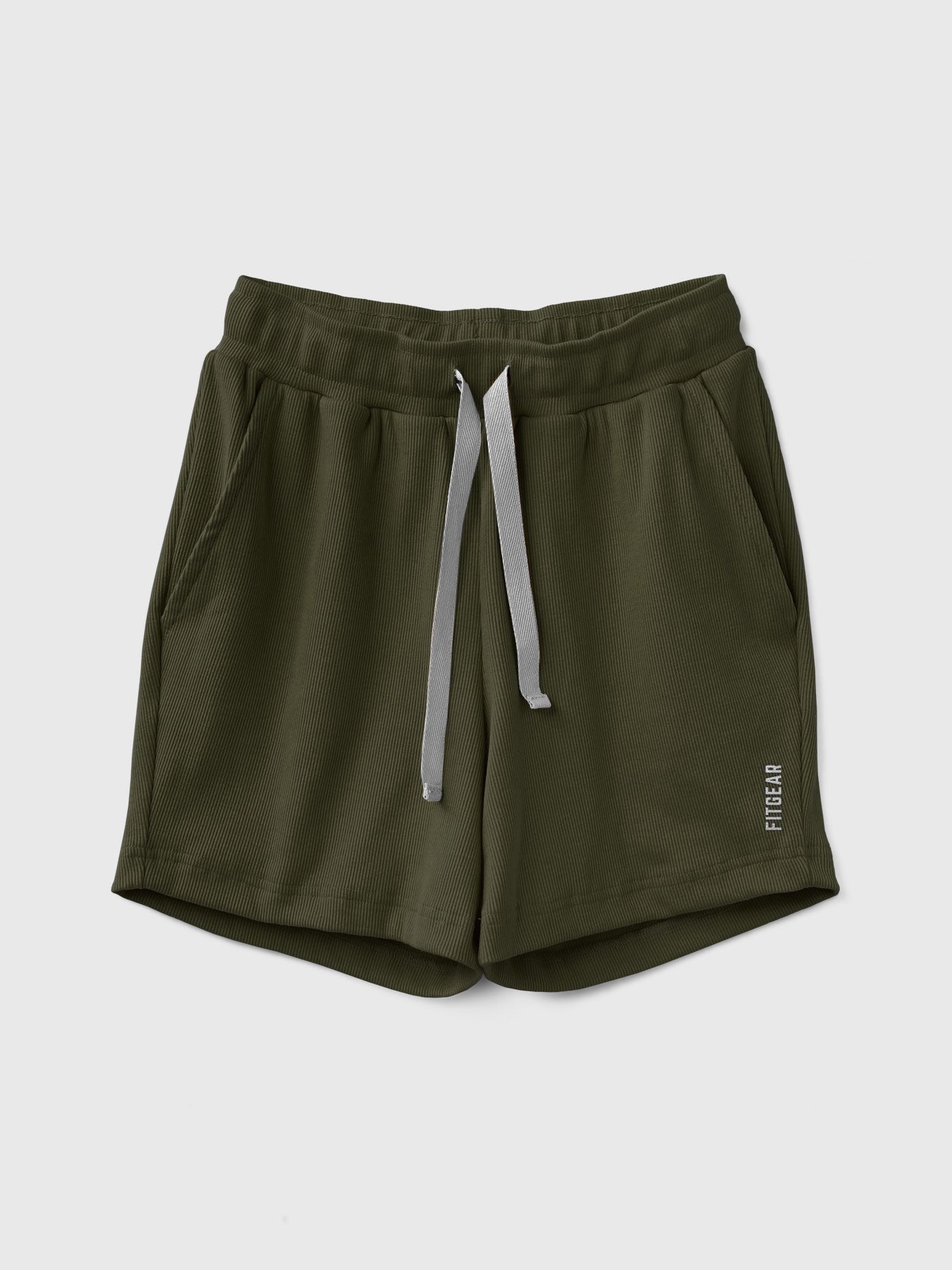Cotton Flex Ribbed Shorts