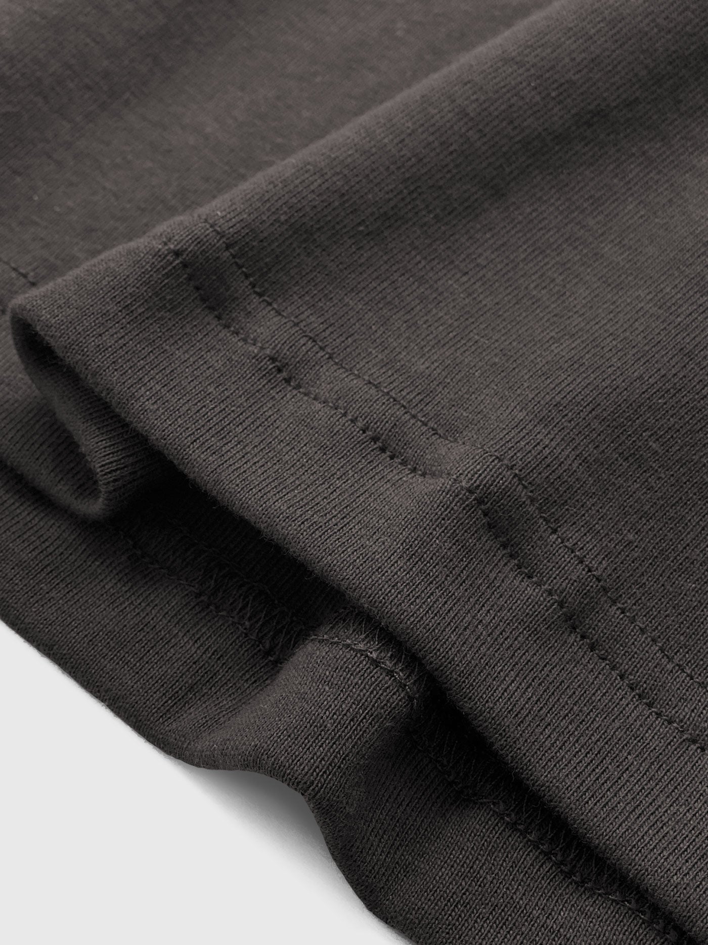 Cotton Ribbed Round Neck Tee