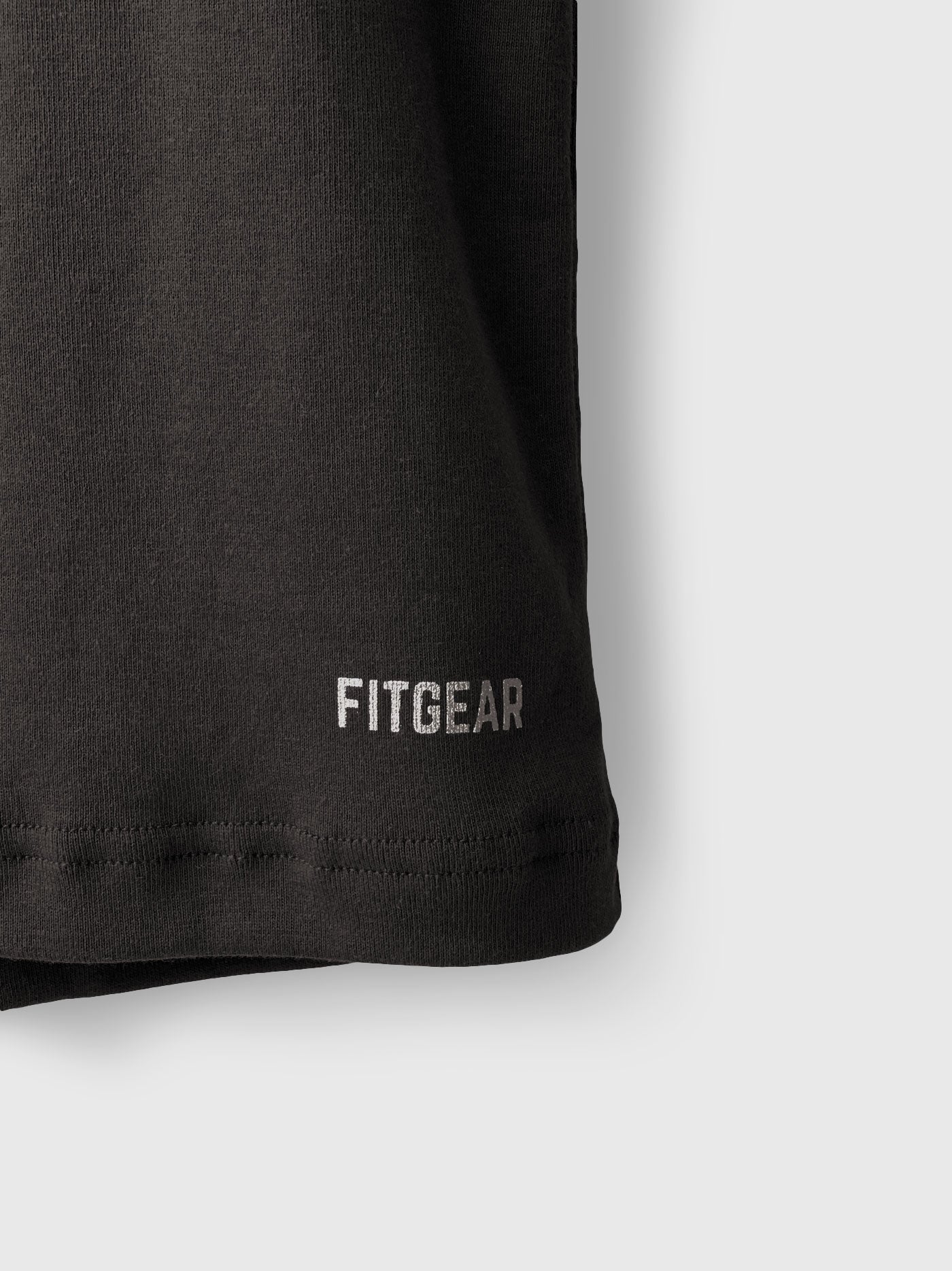 Cotton Ribbed Round Neck Tee