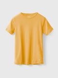 Cotton Ribbed Round Neck Tee