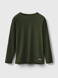 Cotton Long Sleeve Crew Neck Tee
