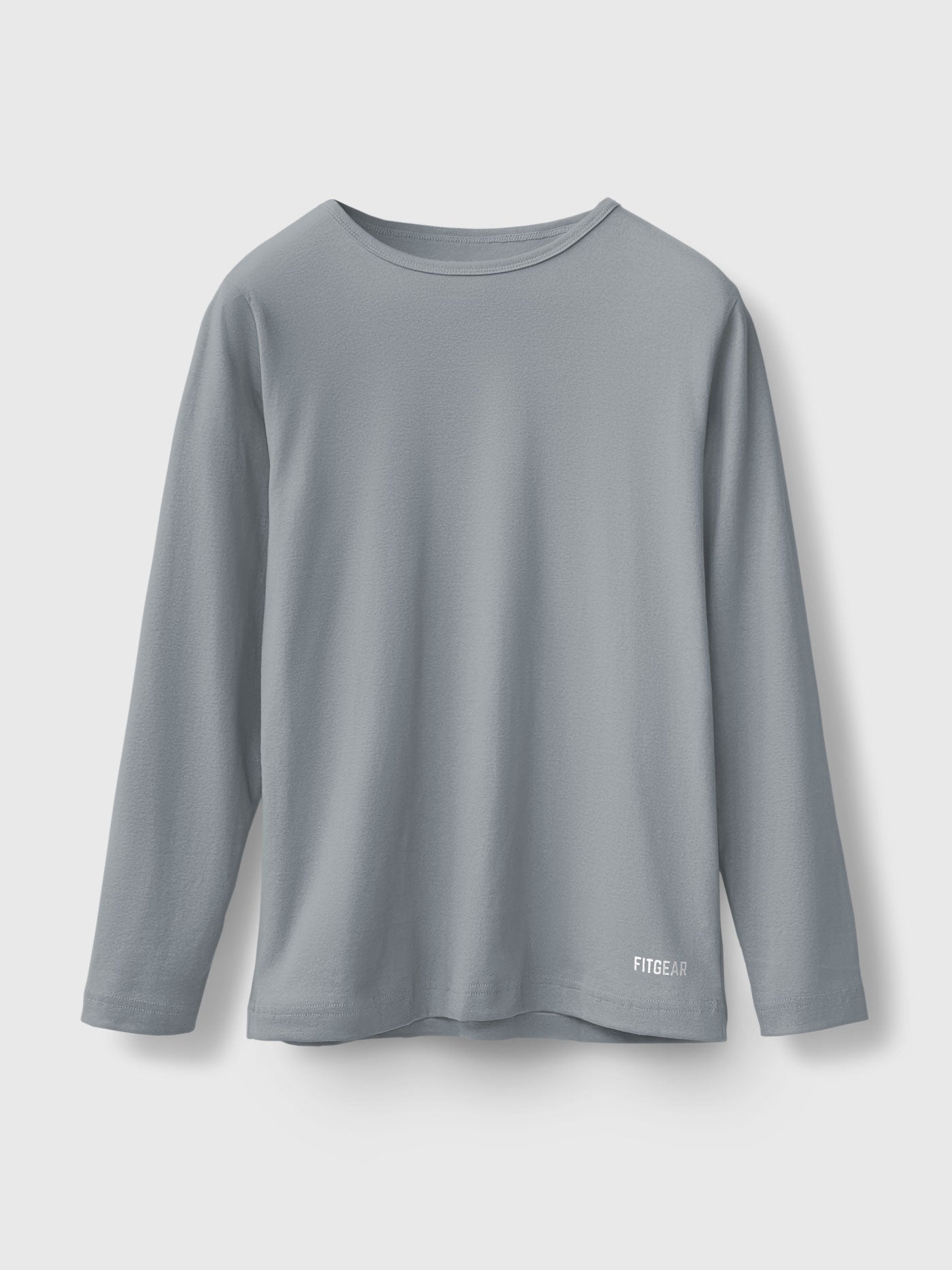 Cotton Long Sleeve Crew Neck Tee