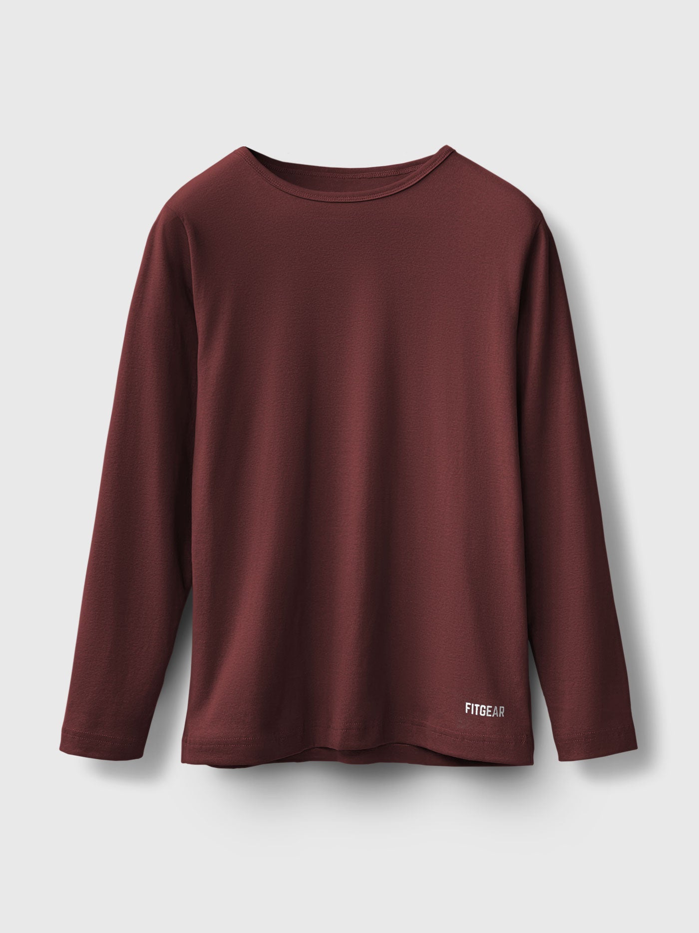 Cotton Long Sleeve Crew Neck Tee