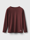 Cotton Long Sleeve Crew Neck Tee