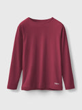 Cotton Long Sleeve Crew Neck Tee