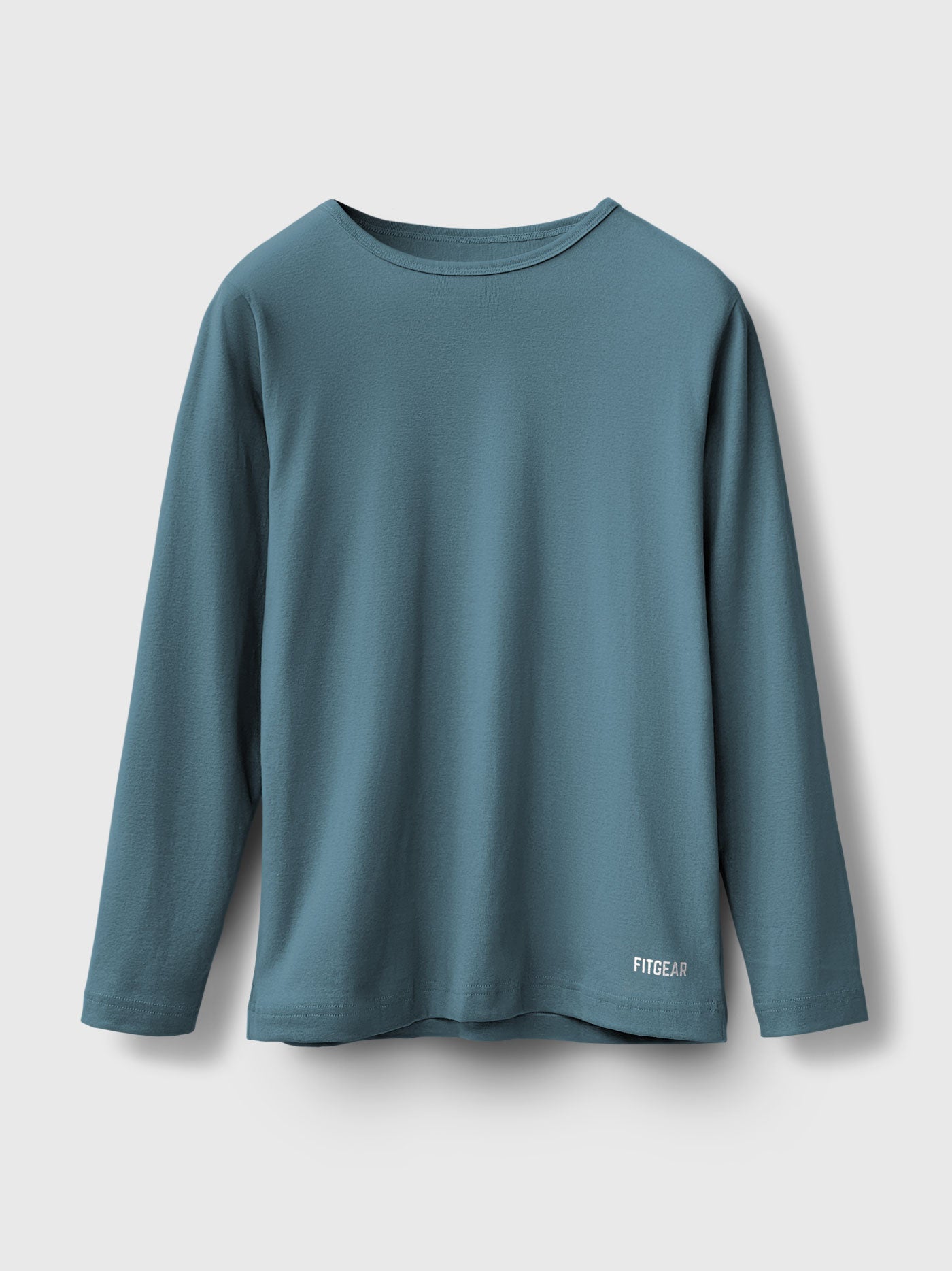 Cotton Long Sleeve Crew Neck Tee