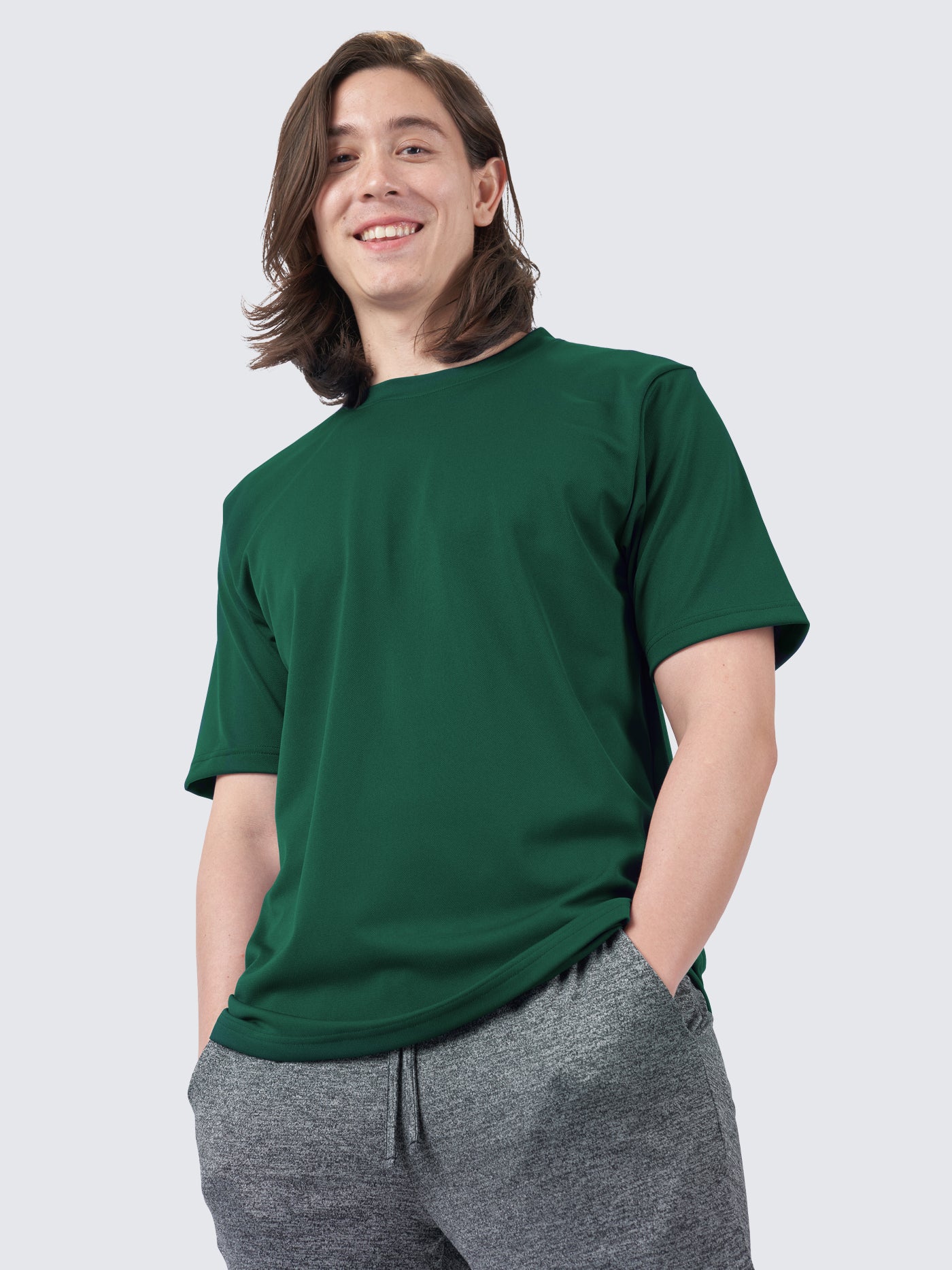 Pique Active Round Neck Tee (Unisex)