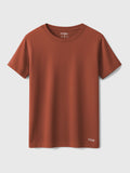 Cotton Crew Neck Ribbed Top