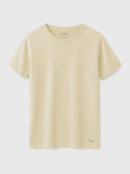 Cotton Crew Neck Ribbed Top