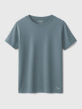 Cotton Crew Neck Ribbed Top