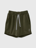 Cotton Flex Ribbed Shorts